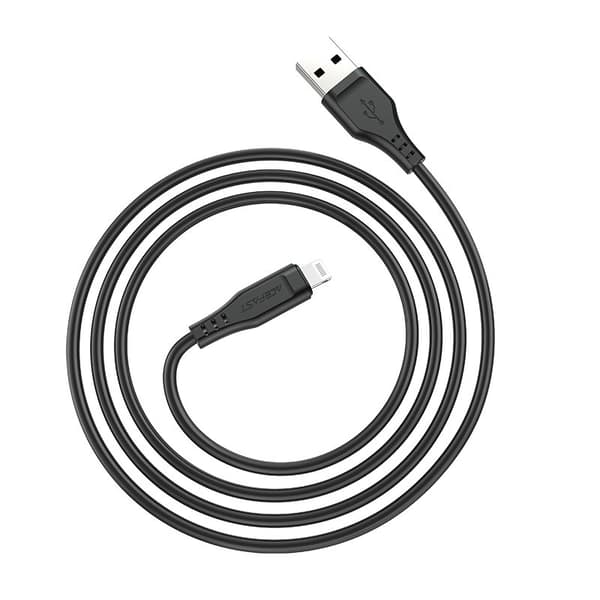 Acefast USB till Lightning-kabel 1,2 m - Svart Black