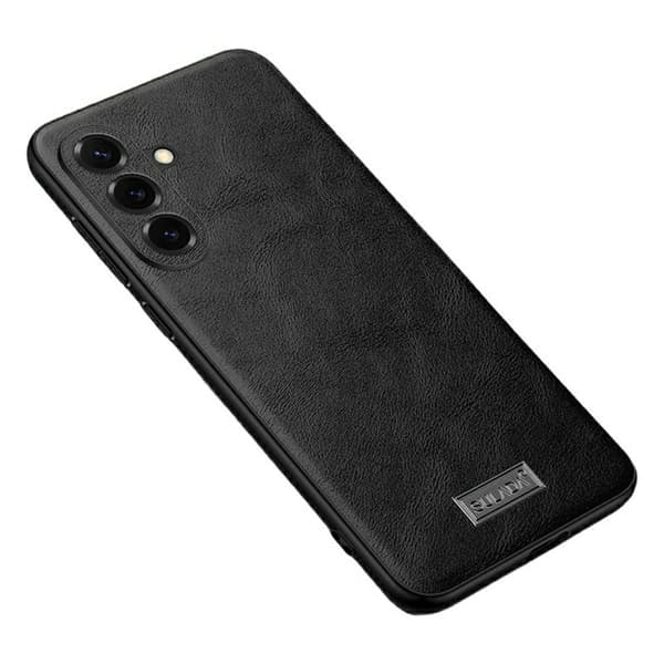 Sulada Mobilskal för Samsung Galaxy S26 Plus Konstläder + TPU - Svart