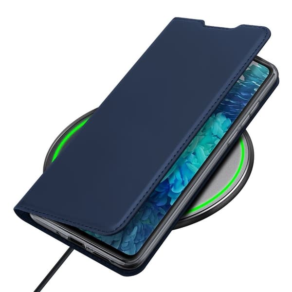 DUX DUCIS Skin Pro Samsung Galaxy S20 FE Plånboksfodral KonstLäder - Blå