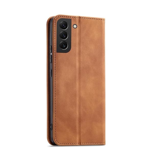 Galaxy S23 Plus Magnet Fancy Pungetui - Brun Brun