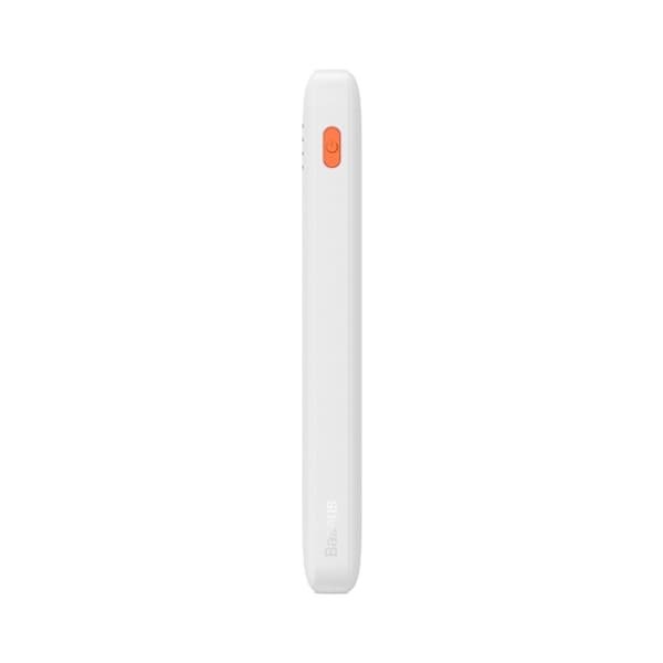 Baseus Powerbank 10000 mAh 20W Med USB-A Till USB-C Kabel - Vit