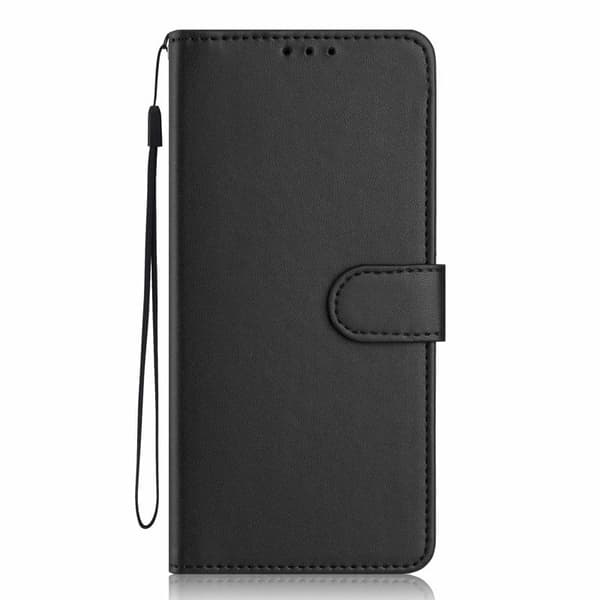 Samsung Galaxy S26 Edge Plånboksfodral Konstläder Ställ - Svart
