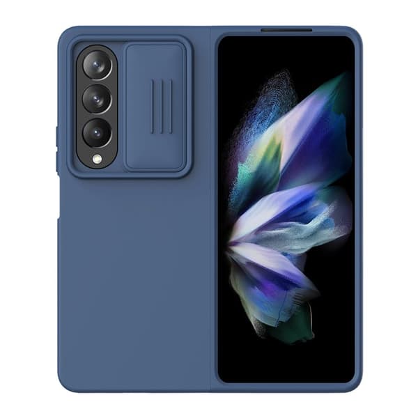 NILLKIN Mobilskal till Galaxy Z Fold4 5G Dual Layer Hybrid Blå