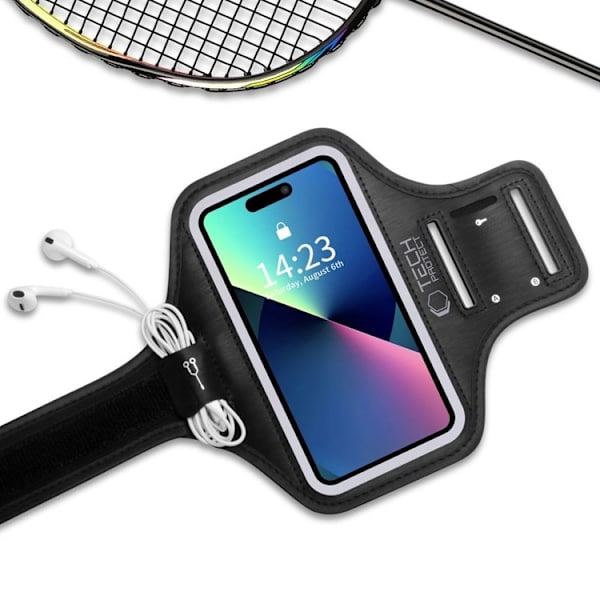 Tech-Protect Universal Sport Armbånd M4 - Sort Svart