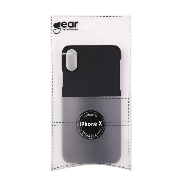 GEAR mobilskal till iPhone XS / X - Svart Black