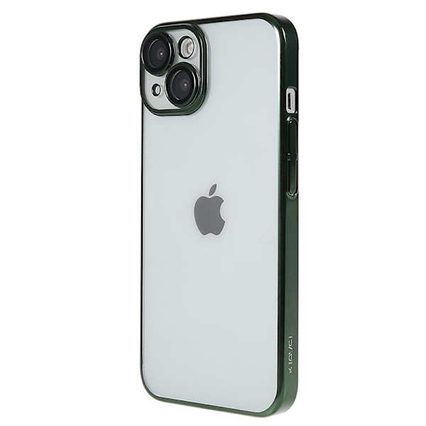 X-LEVEL Mobilskal till iPhone 13 TPU+PC Electroplating Grön