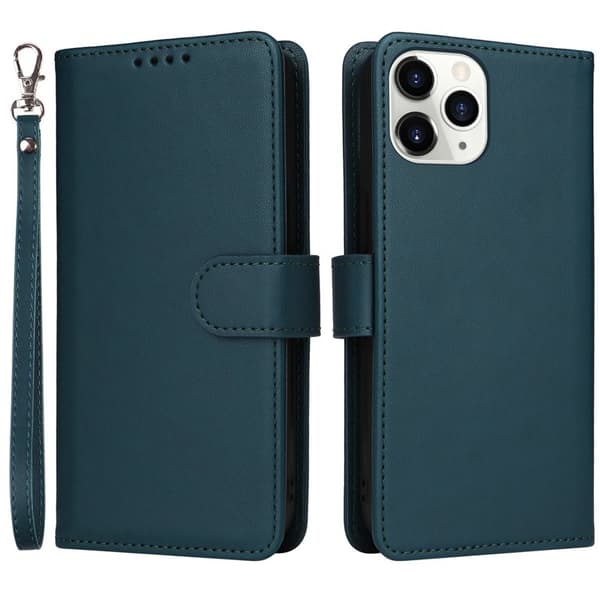 BETOPNICE iPhone 11 Pro Plånboksfodral Magnetiskt Konstläder - Blå