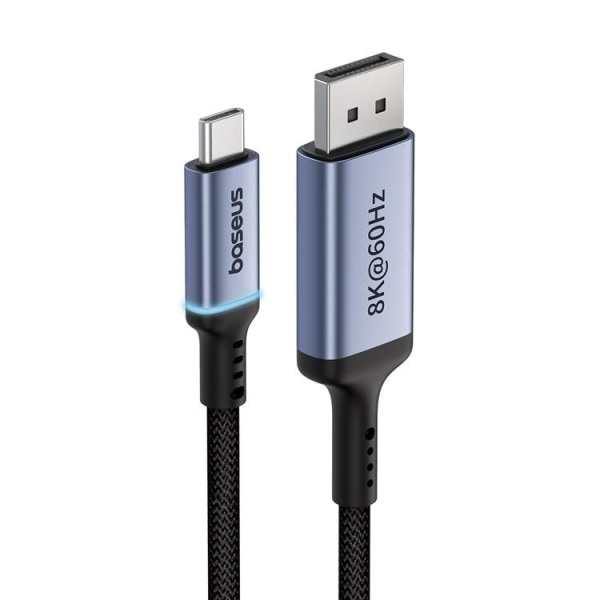 Baseus USB-C til DisplayPort-kabel 2m High Definition - Sort