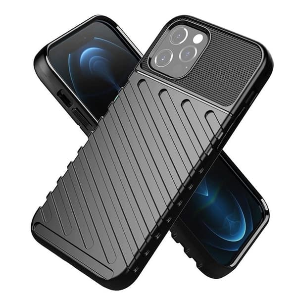 Telefontaske til iPhone 16 Pro Max Thunder - Sort Black