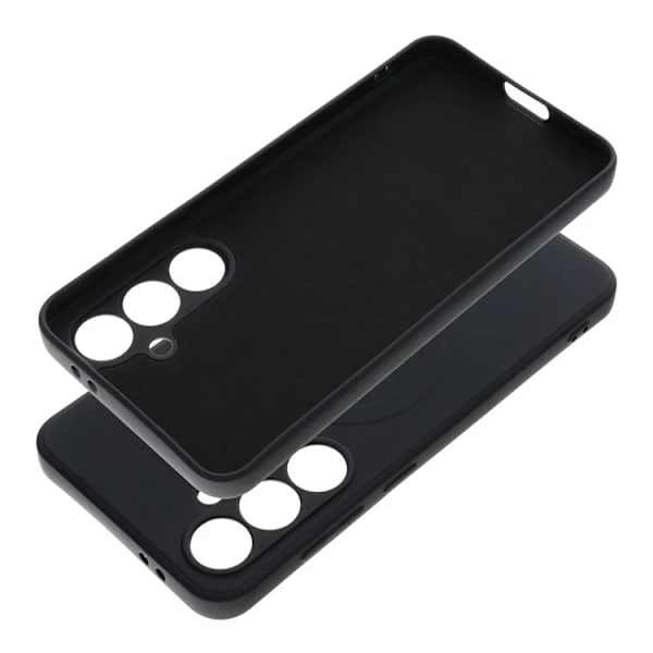 Telefontaske til Galaxy S24 FE Magsafe Silikone - Sort Black