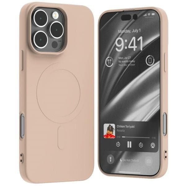 Mercury telefontaske til iPhone 16 Pro Max MagSafe Semi-silikone Rosa