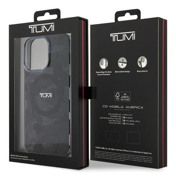 Tumi Mobilskal till iPhone 15 Pro MagSafe MagSafe Camo Print - Grå