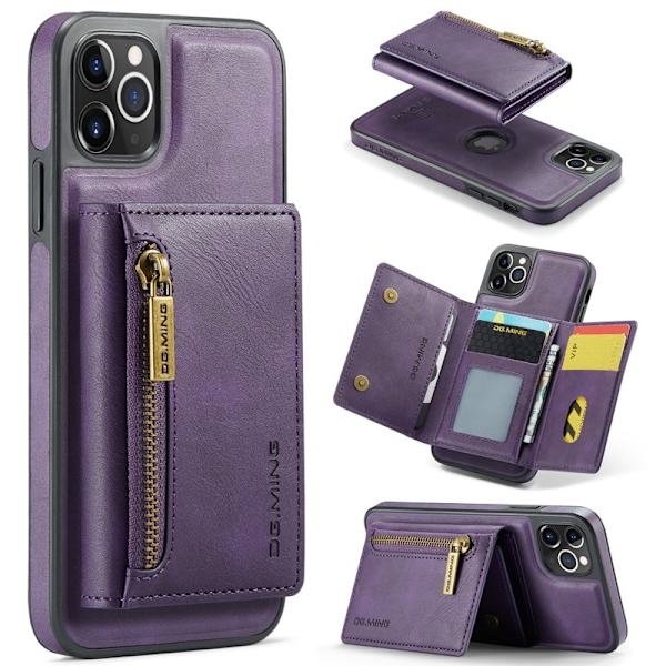 DG.MING M5 Series iPhone 11 Pro Max Plånboksfodral Konstläder Lila