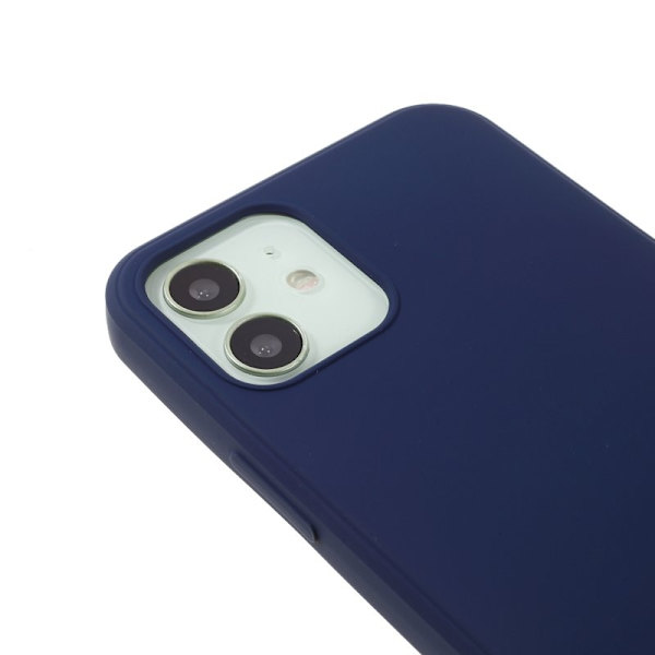 X-LEVEL Mobilskal till iPhone 12 mini i Flytande Silikon - Blå
