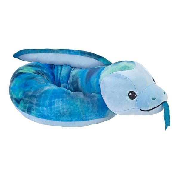 WILD R Fyldt Legetøj Squishy Snakes 132 cm Blå