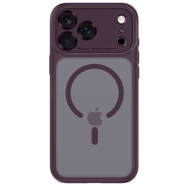 Tech-Protect Mobilskal För iPhone 18 Pro Magsafe Magpeak - Matte Burgundy
