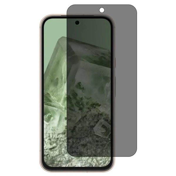 Google Pixel 8a Skärmskydd i Härdat glas Privacy Svart