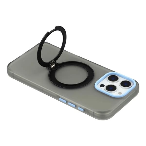 KIGC Mobilskal till iPhone 16 Pro Max Rotating Kickstand - Svart Svart