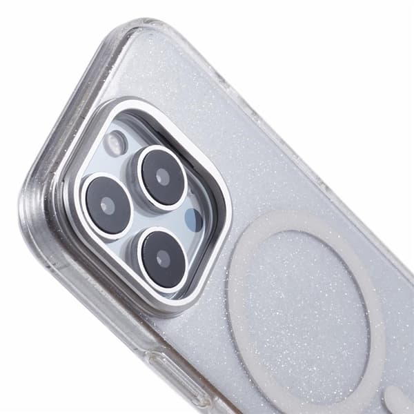 KIGC Mobilskal till iPhone 16 Pro Max MagSafe Epoxy Kickstand - Vit Vit