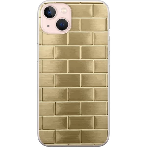 Mobilskal till Apple iPhone 13 med Gyllene Murstenar