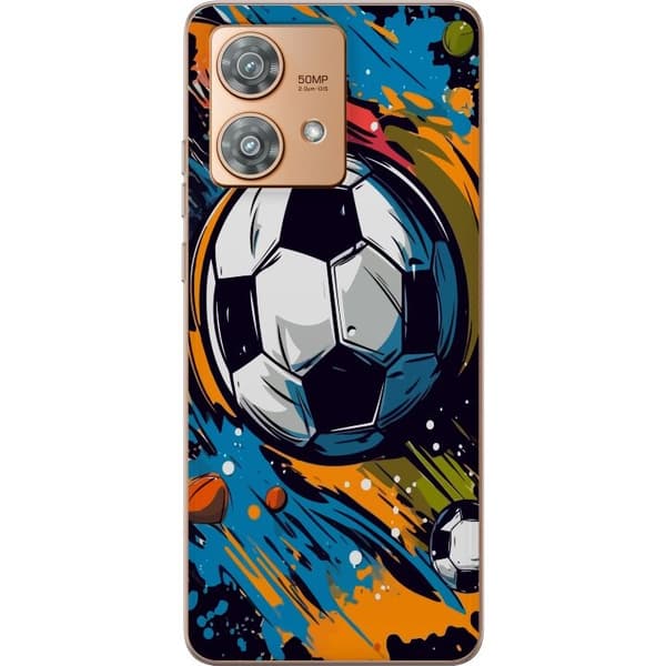 Mobilskal till Motorola Edge 40 Neo med Fotbollar