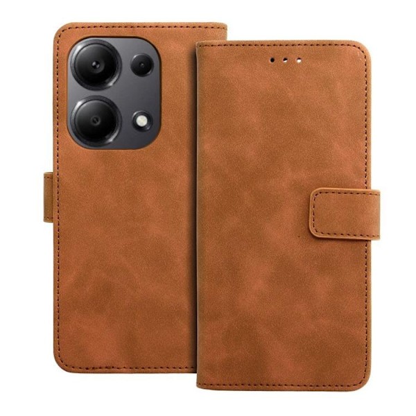 Xiaomi Redmi Note 13 4G Plånboksfodral Tender - Brun Brun