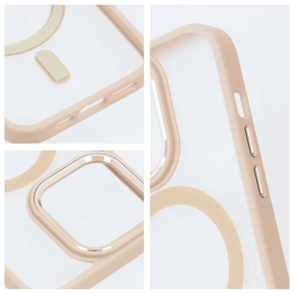 iPhone 15 Plus Mobilskal Magsafe Matte - Rosa