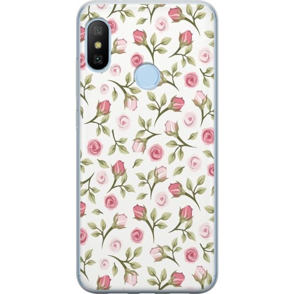 Mobilcover til Xiaomi Mi A2 Lite med Blomstret