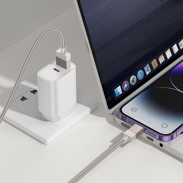 Hoco USB-A - Lightning 2.4A Kabel 1m X110 - Guld Guld