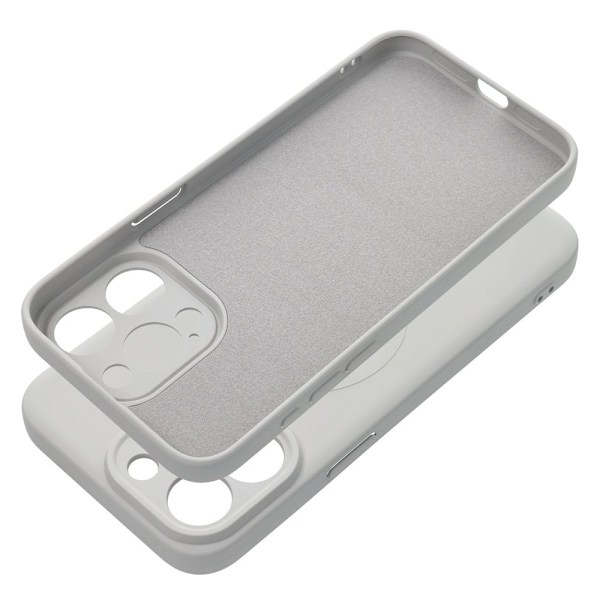 iPhone 15 Pro Mobilskal Magsafe Silikon - Titanium