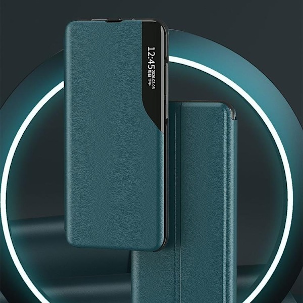 Eco Leather View Fodral Galaxy A72 - Blå Blå