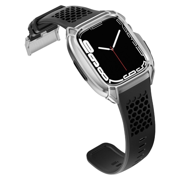 Kingxbar Apple Watch 4/5/6/SE (44 mm) armbånd CYF148 2i1 Robust