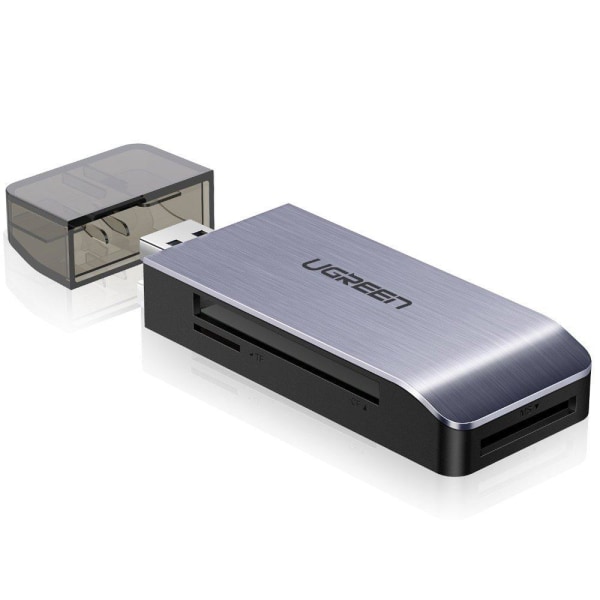 UGreen USB 3.0 SD/ micro SD kort läsare Grå grå