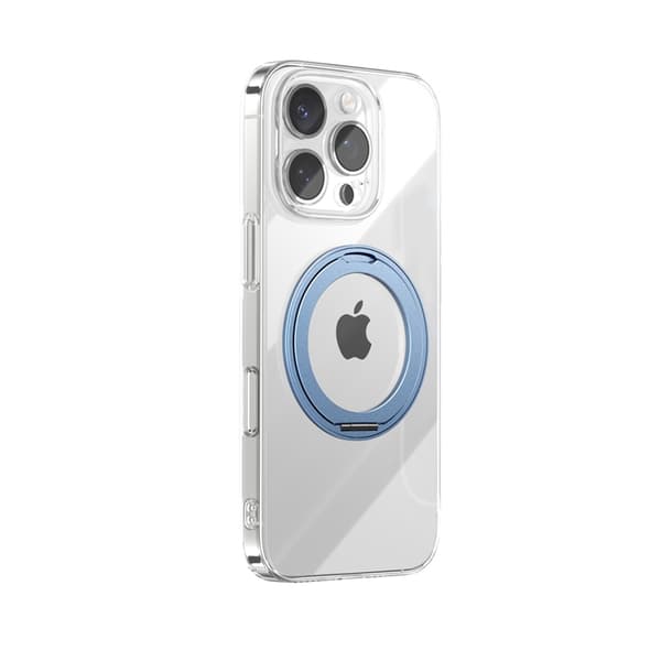 Joyroom telefontaske til iPhone 16 Pro Max MagSafe 360° ringstativ JR-16JL6 Blå