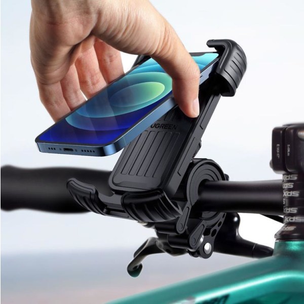 Boom-mobiiliteline polkupyörälle/moottoripyörälle - musta Black