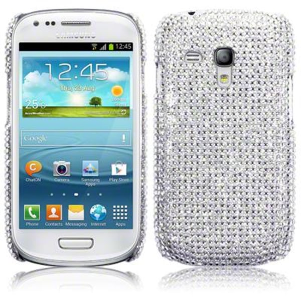 Bling Bling Skal till Samsung Galaxy S3 mini i8190  (Silver) Silver