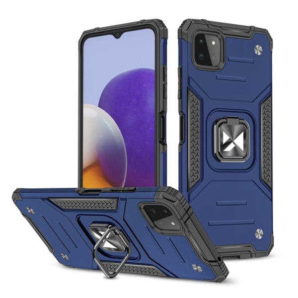 Wozinsky Ring Armor Mobilskal Galaxy A22 - Blå Blå