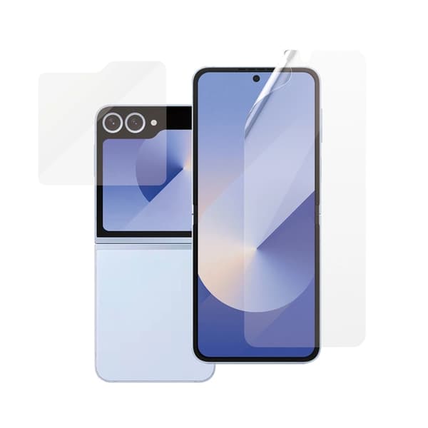 Panzer Galaxy Z Flip 6 Bundle 2in1 Härdat Glas + Skärmskydd SAFE Transparent