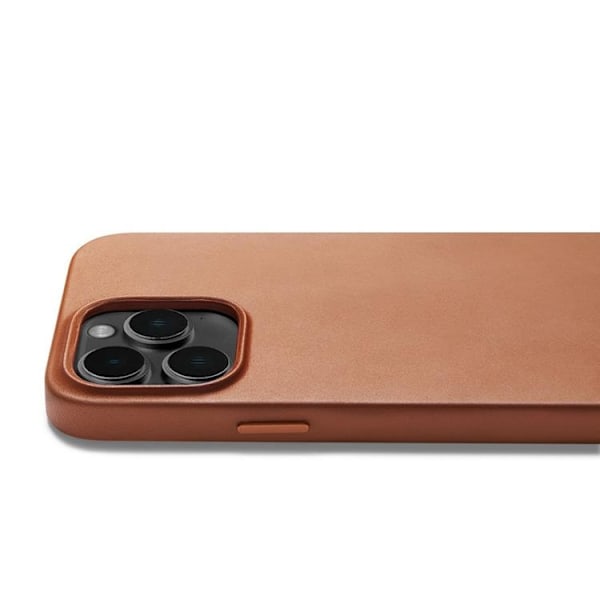 Mujjo iPhone 14 Pro Max Skal Magsafe Full Läder - Tan