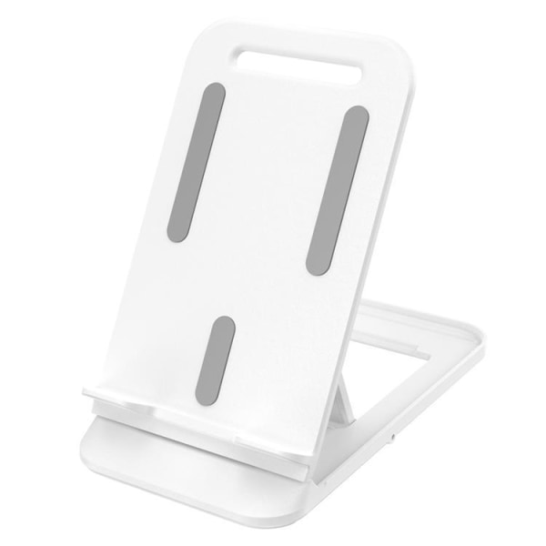 Universal foldbart stativ til mobiltelefoner og tablets - Hvid
