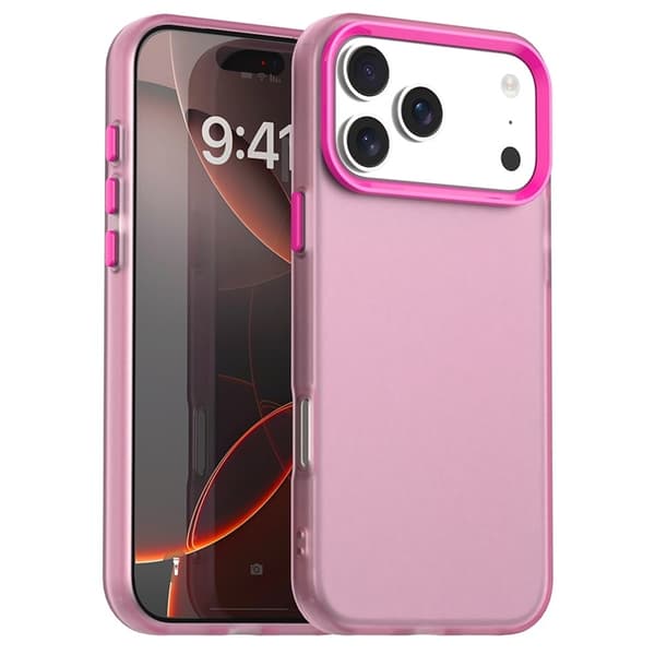 Mobilskal till iPhone 17 Pro Matte Anti-Drop - Röd Röd