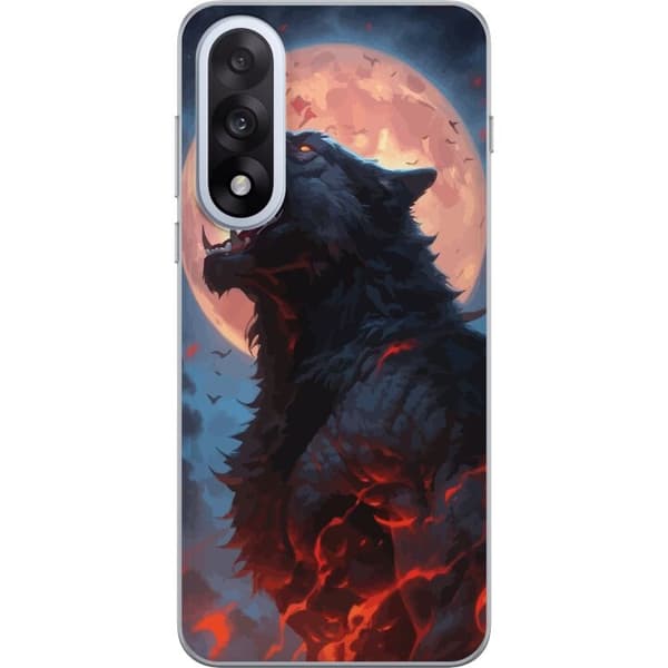 Telefontaske til Motorola Nord 5 med Howling Wolf