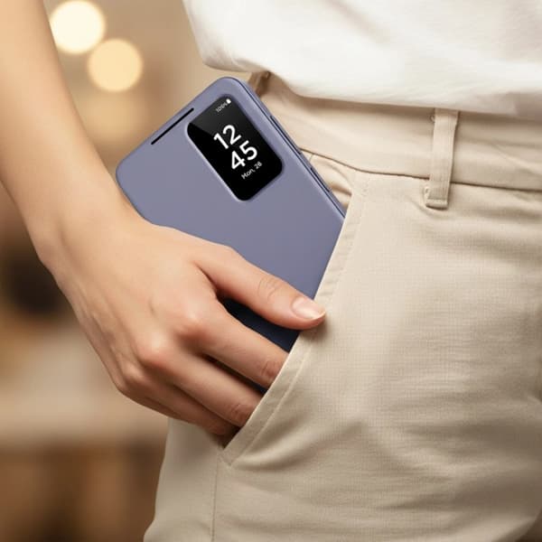 Tech-Protect Pung Etui Til Galaxy S26 Smart - Lilla Lila