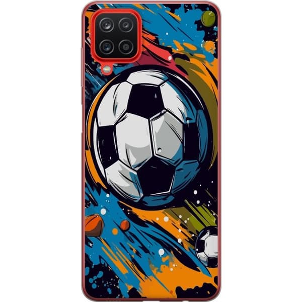 Mobilcover til Samsung Galaxy A12 med Fodbolde