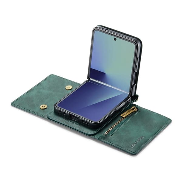 DG.MING Mobilskal till Galaxy Z Flip 7 RFID-Skydd M5 - Grön Grön