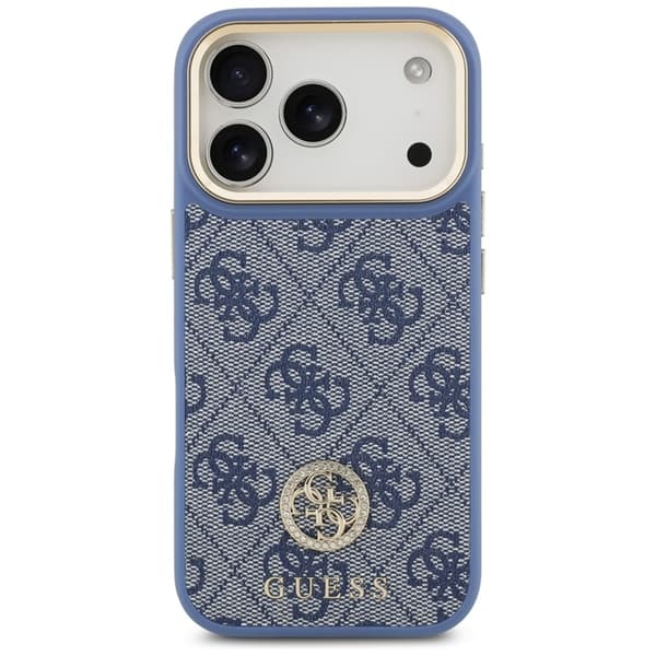 Guess Mobilskal till iPhone 17 Pro MagSafe 4G Strass Logo & Big Strap