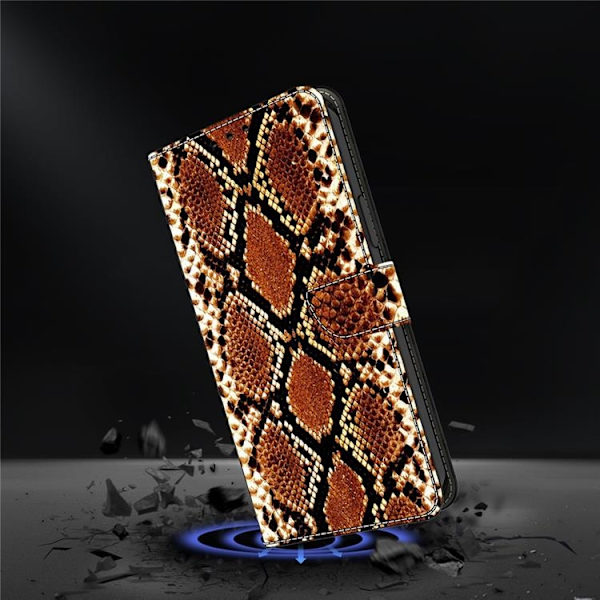 Galaxy A17/A26 Plånboksfodral PU-läder Pattern Printing Brun