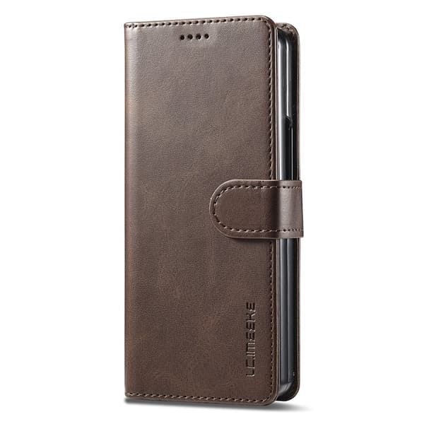 LC.IMEEKE Samsung Galaxy Z Fold6 Plånboksfodral Konstläder - Brun
