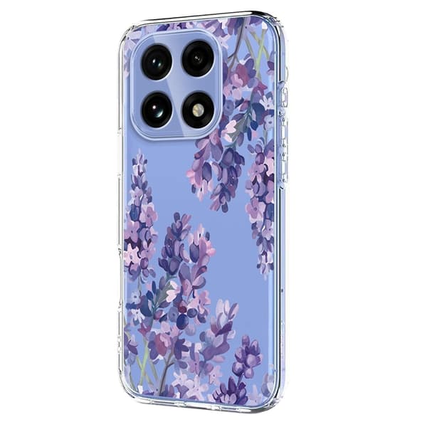 Mobilskal till OnePlus 15 Butterfly Floral Pattern Lila