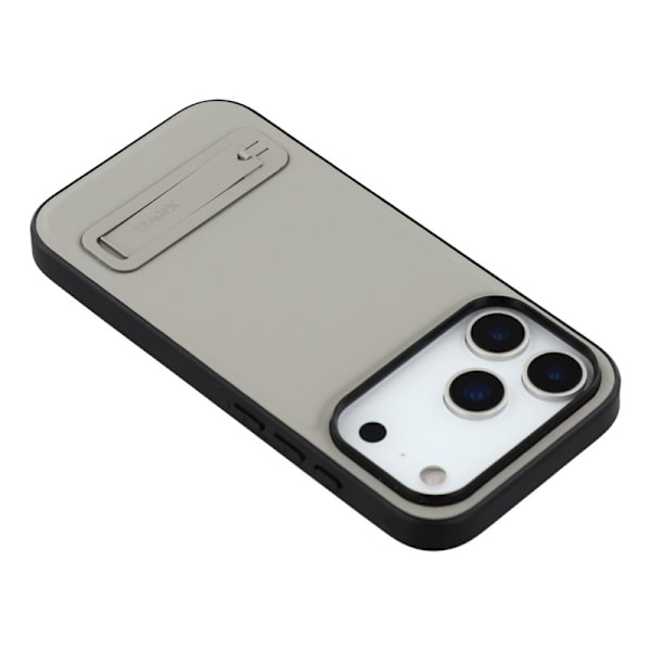 X-LEVEL Mobilskal till iPhone 17 Pro Max Läder PC TPU Grå
